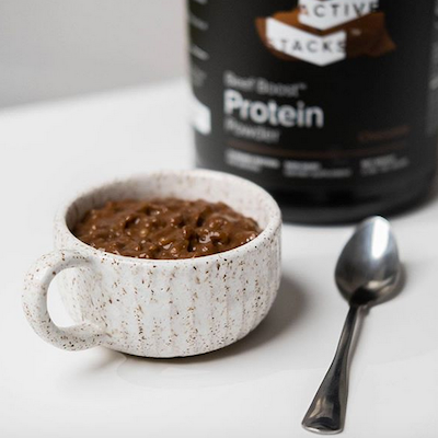 Chocolate Protein Tapioca Pudding (Lactose Free Options)