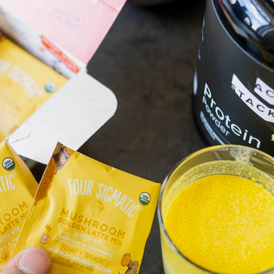 Golden Turmeric-Vanilla Protein Shake (Dairy Free)
