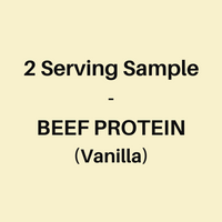 2 Serving Sample - Active Stacks Vanilla Beef Isolate Protein (Limit: One Per Order)