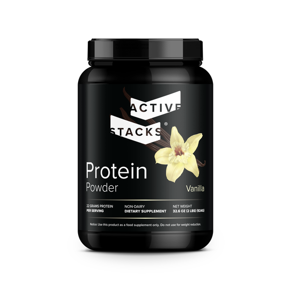 Active Stacks Beef Protein Powder - Vanilla 2lb